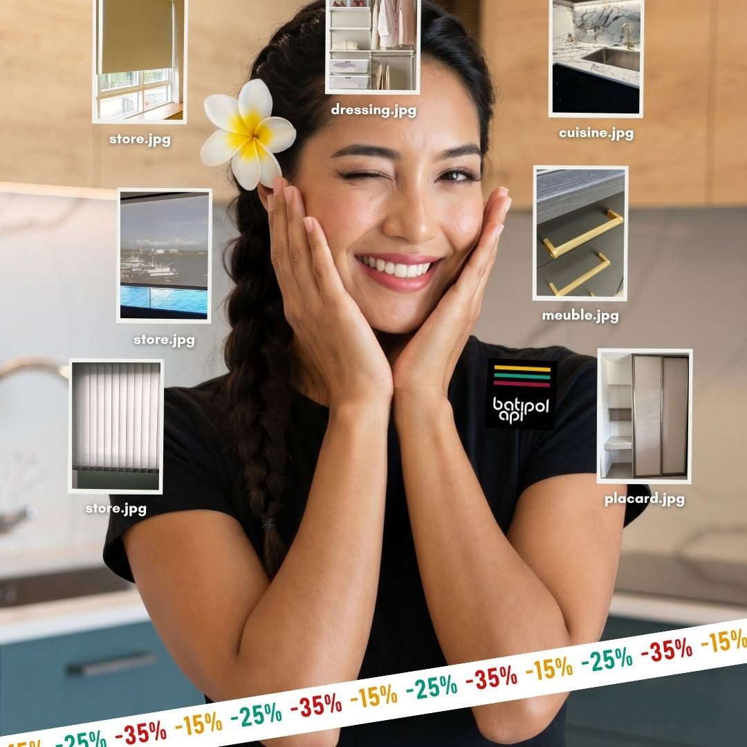 Visuel soldes Batipol : stores, dressing, cuisine, placard